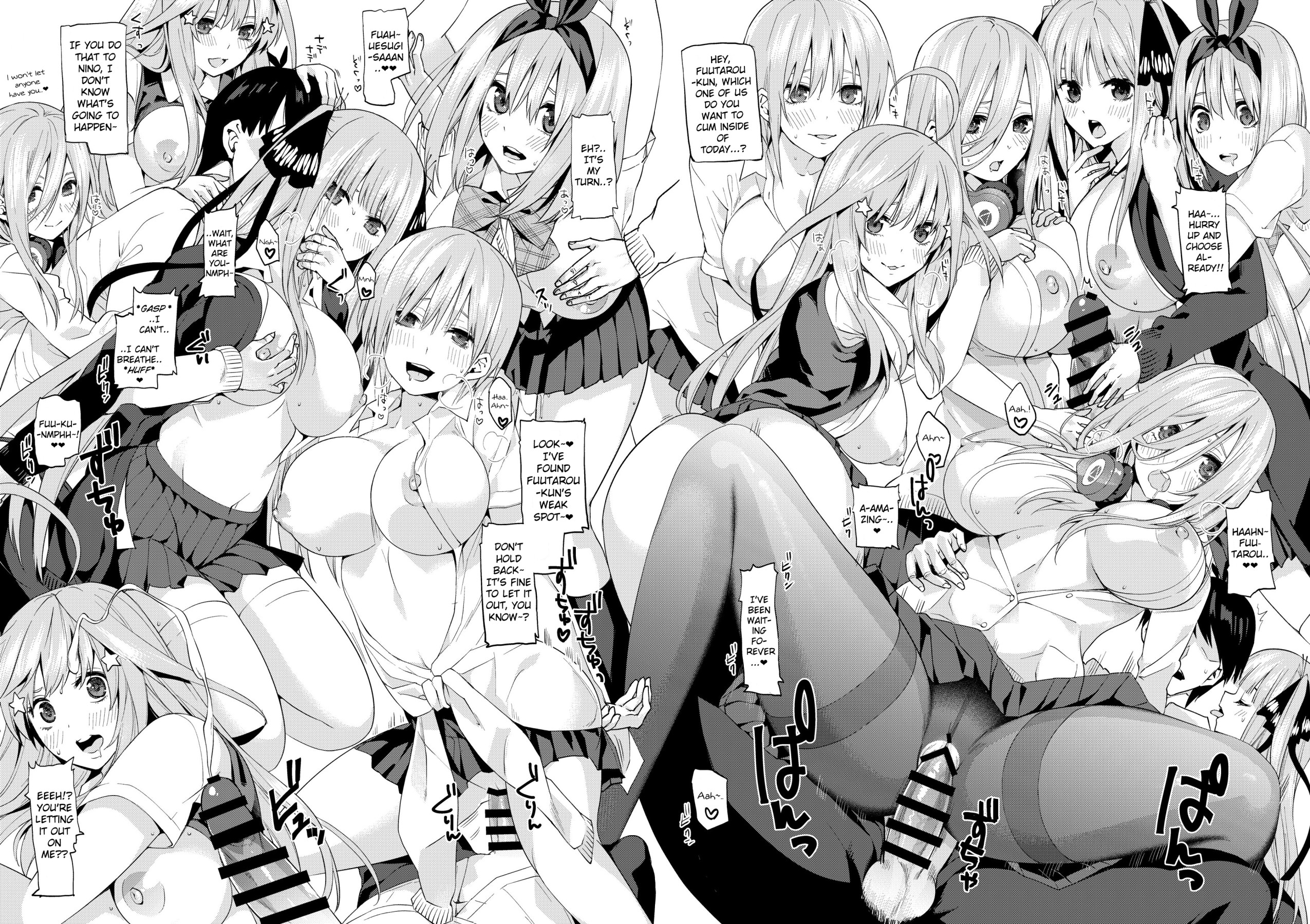 Hentai Manga Comic-Five Fifths -after- -Nakano Quintuplets' Harem END--Read-14